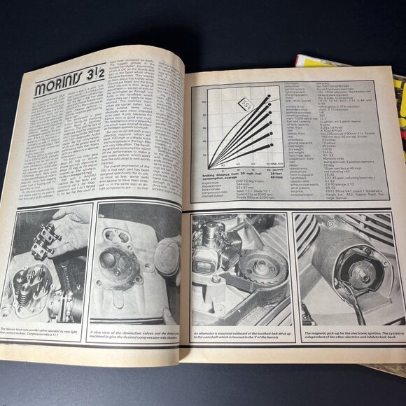 Vtg. 9x Motor Cycle Mechanic Magazines 1973 - 1976 Bikes Printed In England - Picture 12 of 16